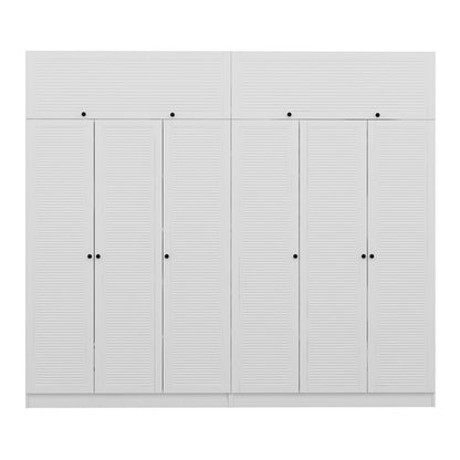 Ντουλάπα 270x210x52 εκ Λευκό 506MNR2905