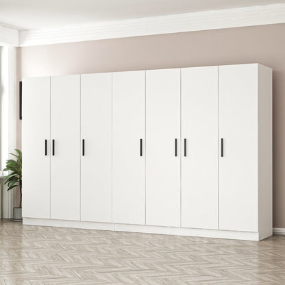 Ντουλάπα 315x210x52 εκ Λευκό 506MNR2926