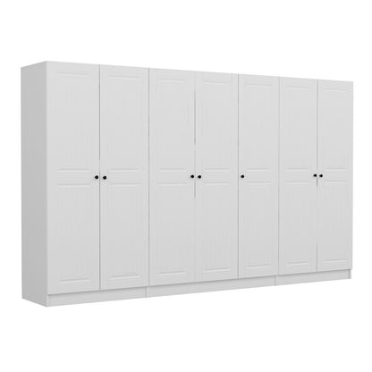 Ντουλάπα 315x190x52 εκ Λευκό 506MNR2947