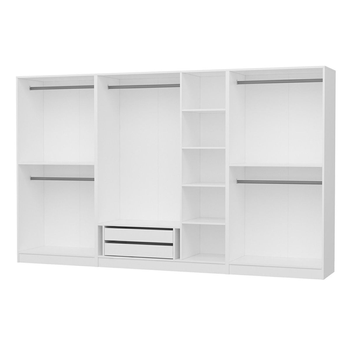 Ντουλάπα 315x190x52 εκ Λευκό 506MNR2947