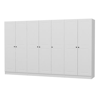 Ντουλάπα 315x210x52 εκ Λευκό 506MNR2948