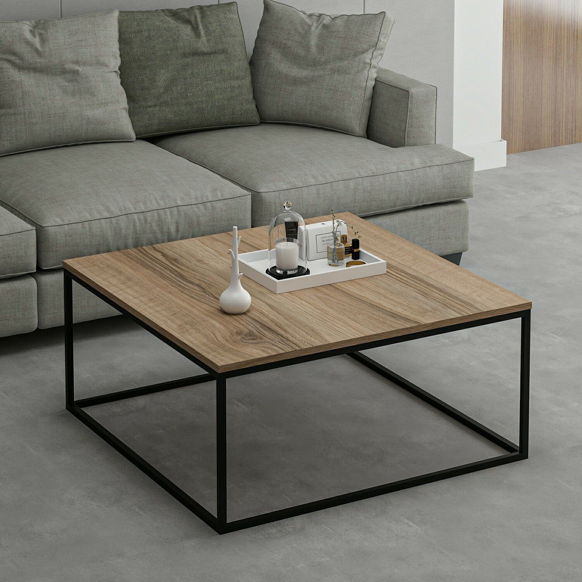 Τραπεζάκι Σαλονιού Dore 90 x 90 x 42 εκ GR506MNR3424