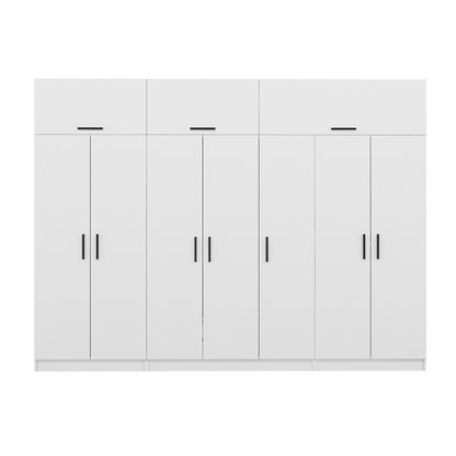 Ντουλάπα 315x235x52 εκ Λευκό 506MNR3503