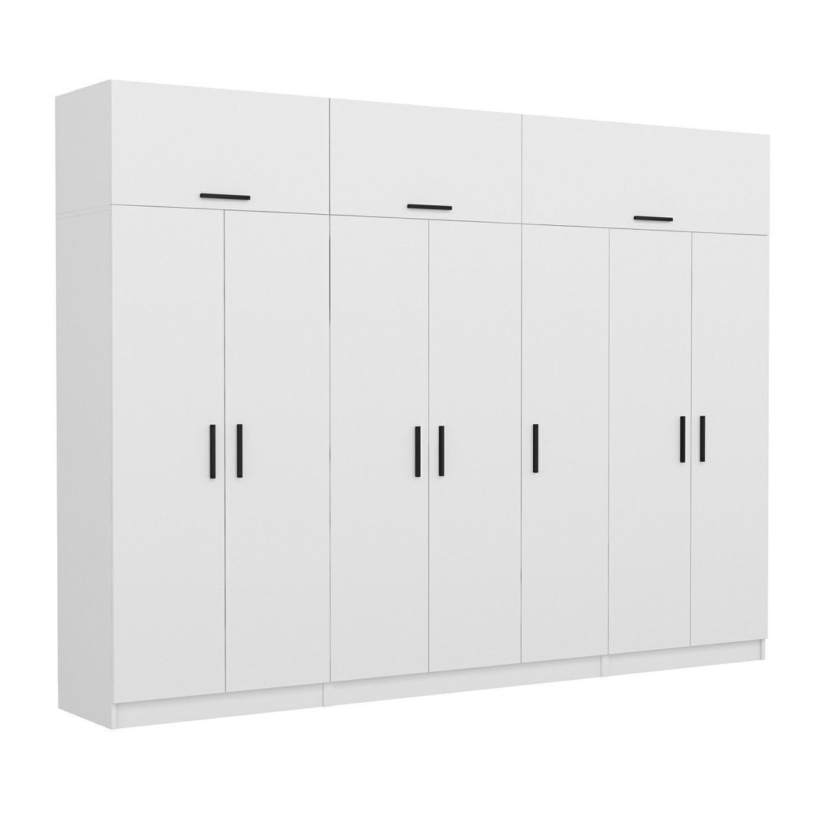 Ντουλάπα 315x255x52 εκ Λευκό 506MNR3504