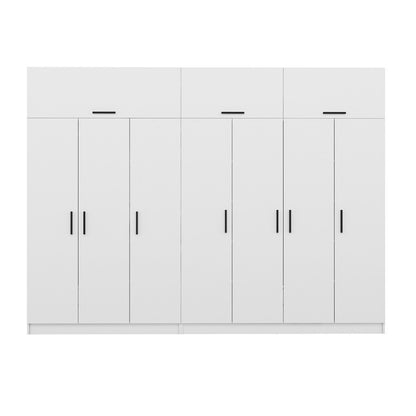 Ντουλάπα 315x235x52 εκ Λευκό 506MNR3505