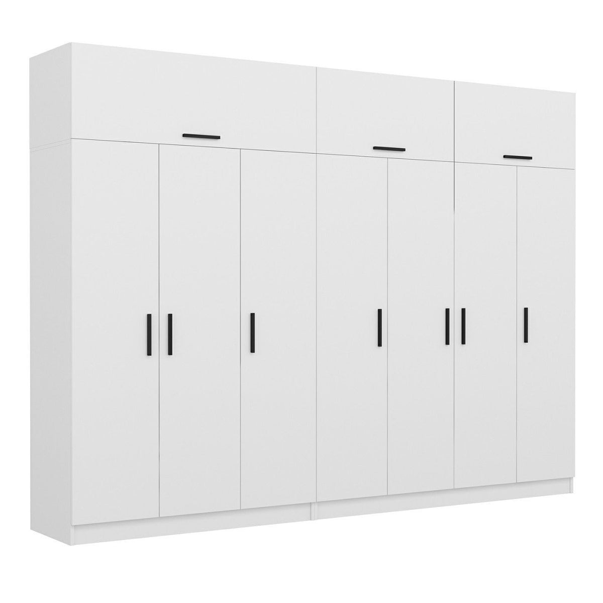 Ντουλάπα 315x255x52 εκ Λευκό 506MNR3506