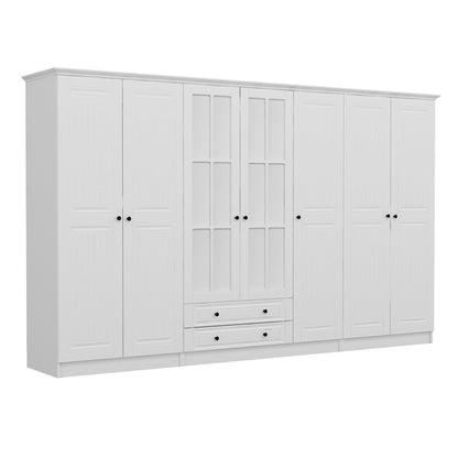 Ντουλάπα 315x190x52 εκ Λευκό 506MNR3521
