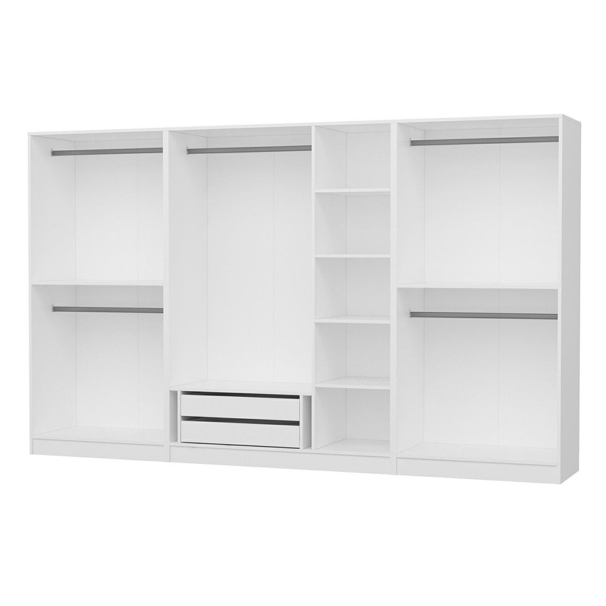 Ντουλάπα 315x190x52 εκ Λευκό 506MNR3521