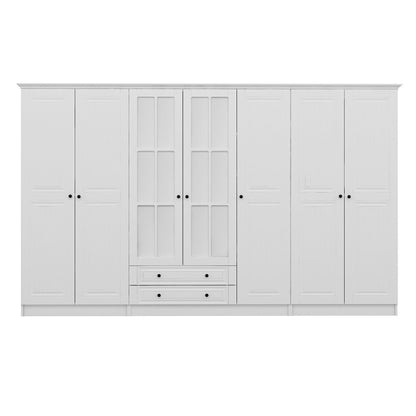 Ντουλάπα 315x210x52 εκ Λευκό 506MNR3522