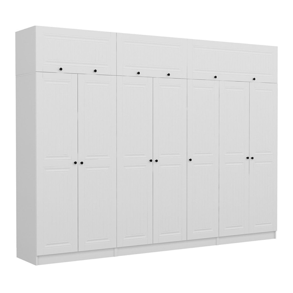 Ντουλάπα 315x255x52 εκ Λευκό 506MNR3580