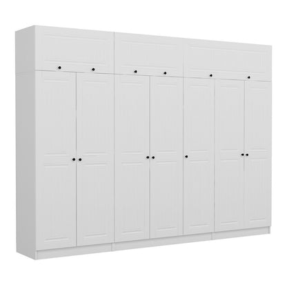 Ντουλάπα 315x255x52 εκ Λευκό 506MNR3580