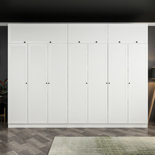 Ντουλάπα 315x255x52 εκ Λευκό 506MNR3600