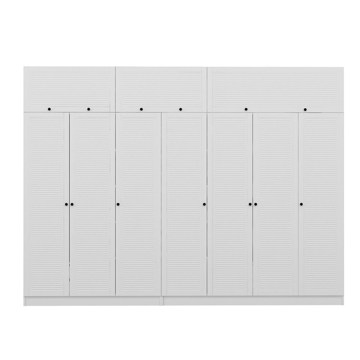 Ντουλάπα 315x255x52 εκ Λευκό 506MNR3600