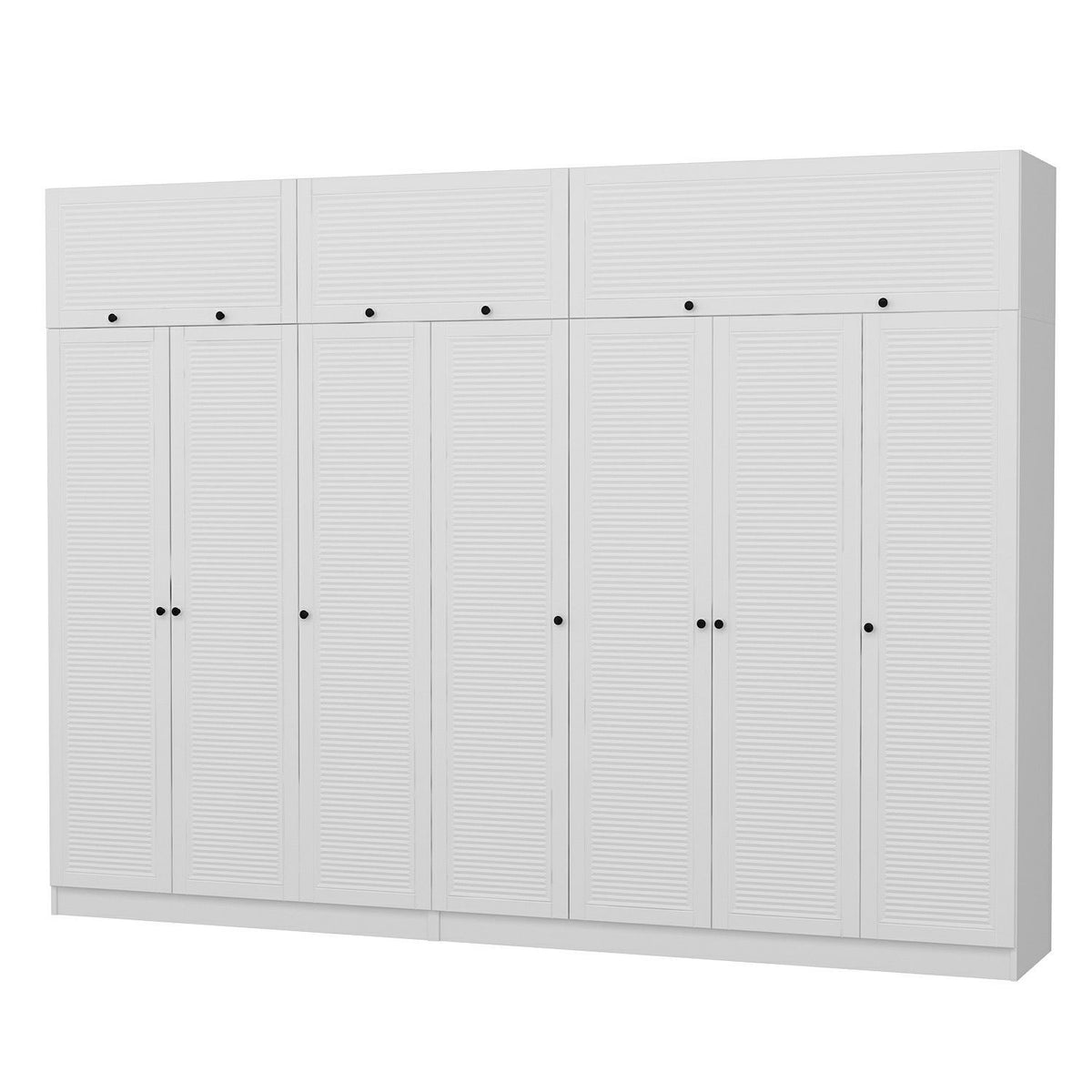 Ντουλάπα 315x255x52 εκ Λευκό 506MNR3600