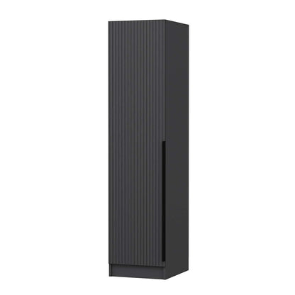 Ντουλάπα 45x190x52 εκ Ανθρακί 506MNR3603