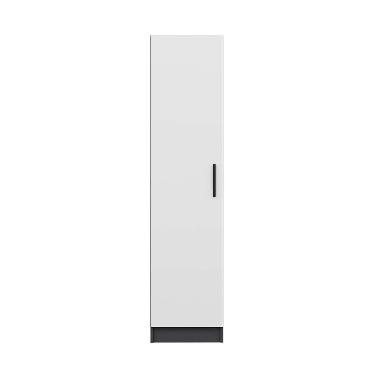 Ντουλάπα 45x190x52 εκ White Anthracite 506MNR3605