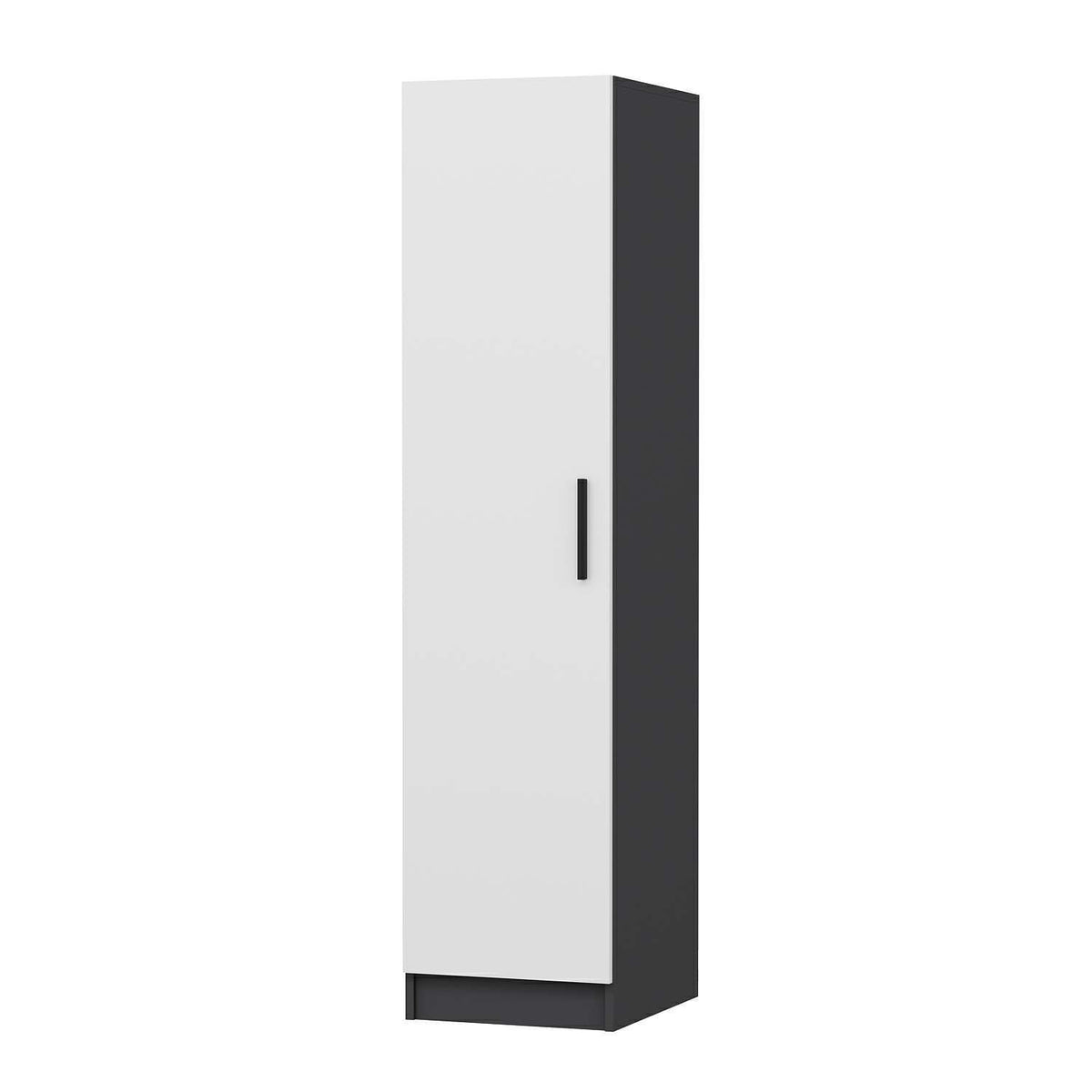 Ντουλάπα 45x210x52 εκ White Anthracite 506MNR3606