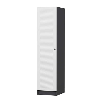 Ντουλάπα 45x190x52 εκ White Anthracite 506MNR3609