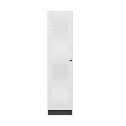 Ντουλάπα 45x210x52 εκ White Anthracite 506MNR3610