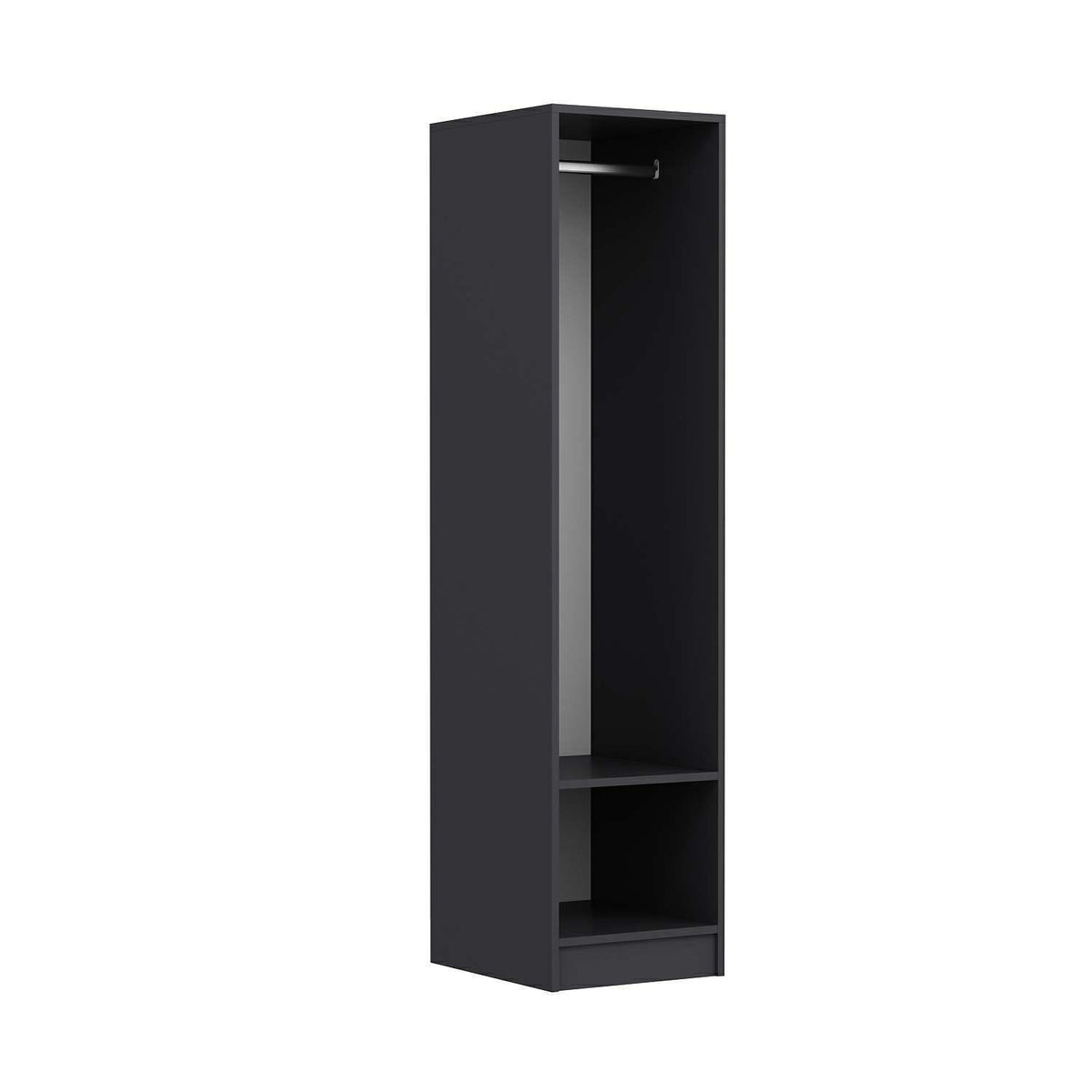 Ντουλάπα 45x210x52 εκ White Anthracite 506MNR3610