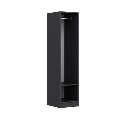Ντουλάπα 45x210x52 εκ White Anthracite 506MNR3610