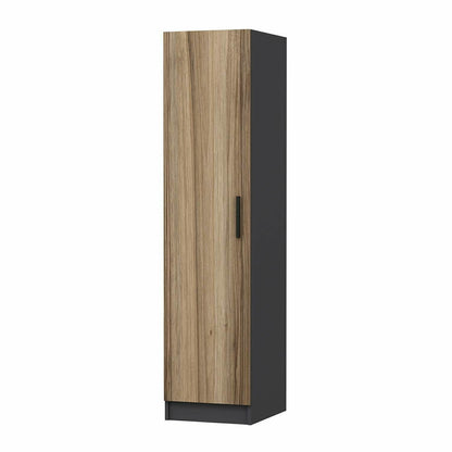 Ντουλάπα 45x210x52 εκ Walnut Anthracite 506MNR3612