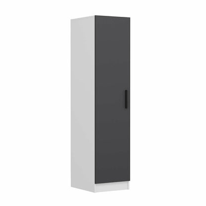 Ντουλάπα 45x210x52 εκ Anthracite White 506MNR3622