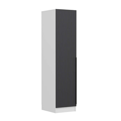 Ντουλάπα 45x210x52 εκ Anthracite White 506MNR3624
