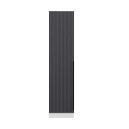 Ντουλάπα 45x210x52 εκ Anthracite White 506MNR3624