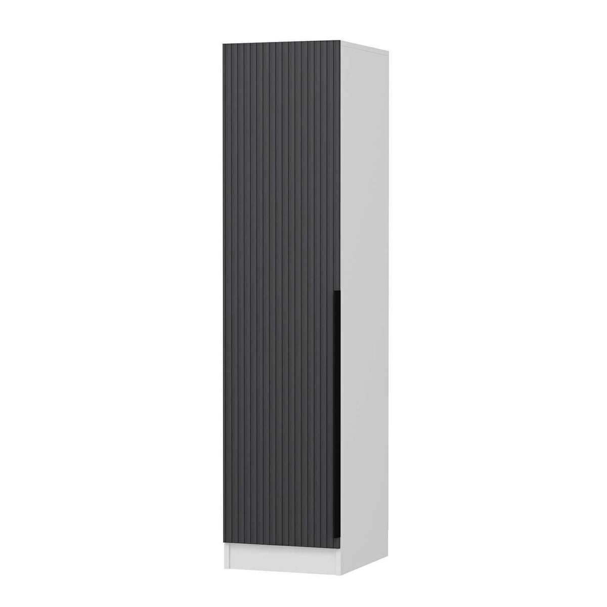 Ντουλάπα 45x210x52 εκ Anthracite White 506MNR3624