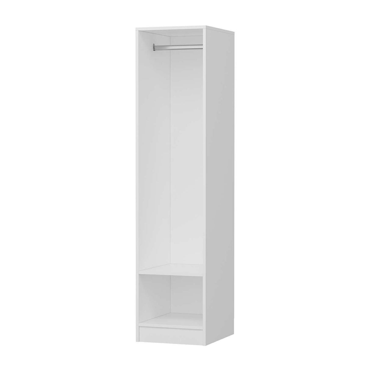 Ντουλάπα 45x210x52 εκ Anthracite White 506MNR3624