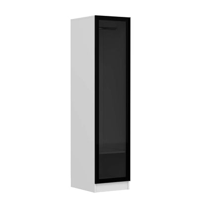 Ντουλάπα 45x190x52 εκ White Dark Grey 506MNR3637