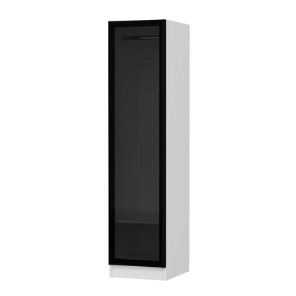 Ντουλάπα 45x190x52 εκ White Dark Grey 506MNR3637