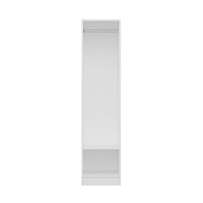 Ντουλάπα 45x190x52 εκ White Dark Grey 506MNR3637