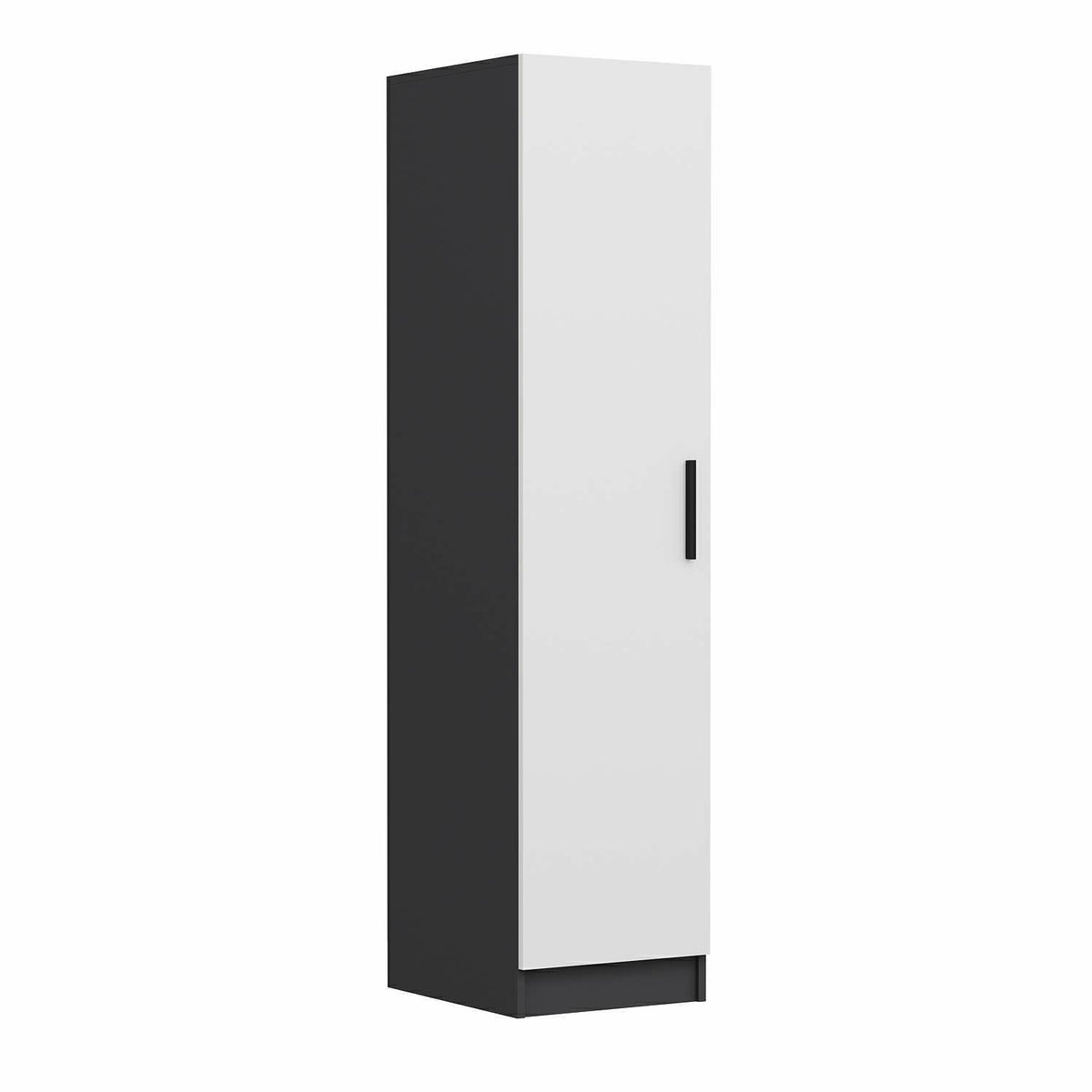 Ντουλάπα 45x190x52 εκ White Anthracite 506MNR3665