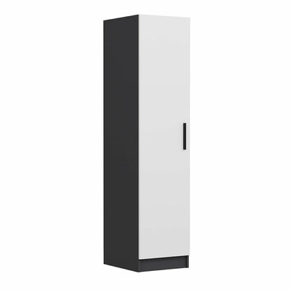 Ντουλάπα 45x190x52 εκ White Anthracite 506MNR3665