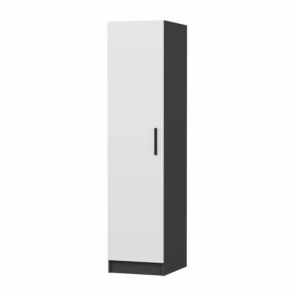 Ντουλάπα 45x210x52 εκ White Anthracite 506MNR3666