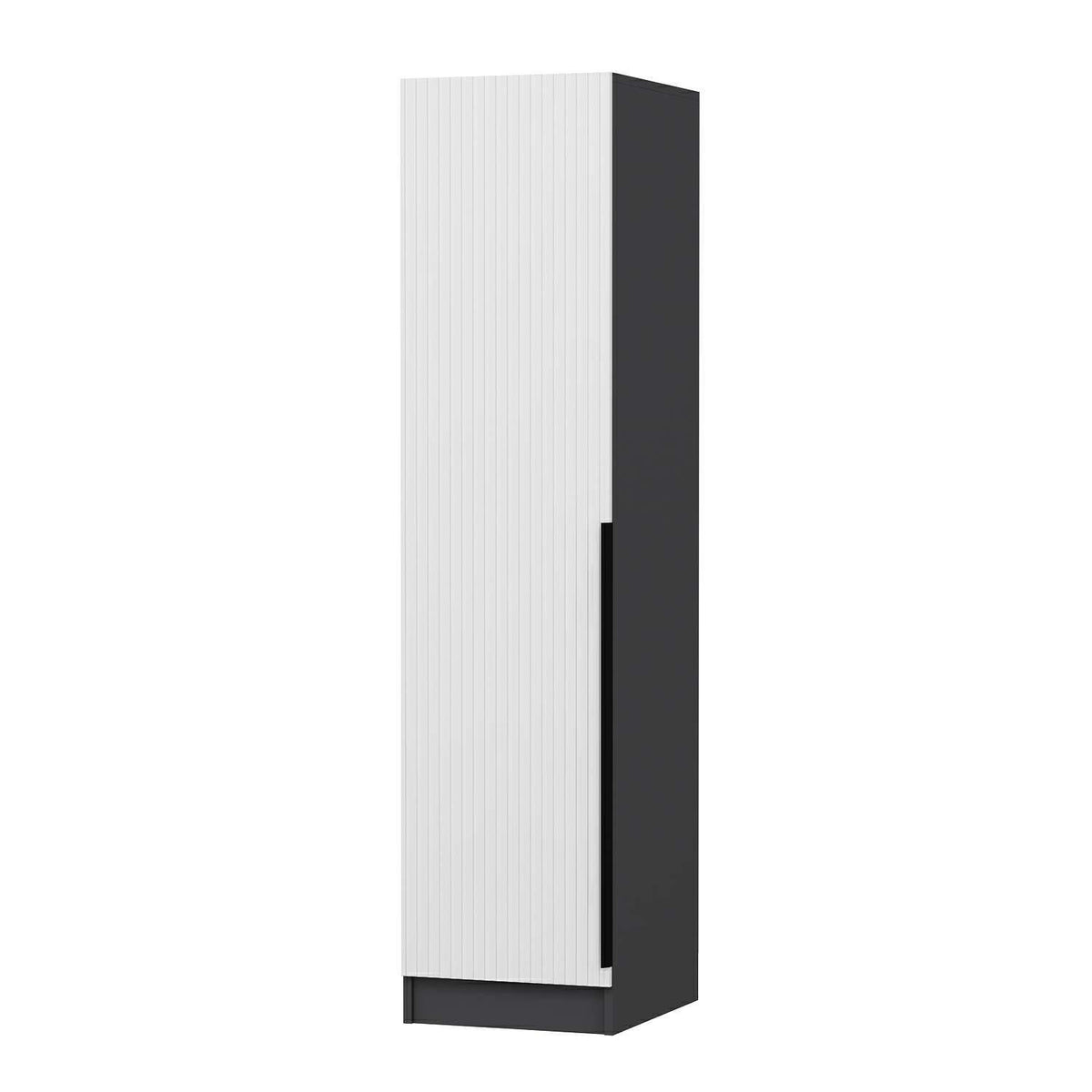 Ντουλάπα 45x210x52 εκ White Anthracite 506MNR3668