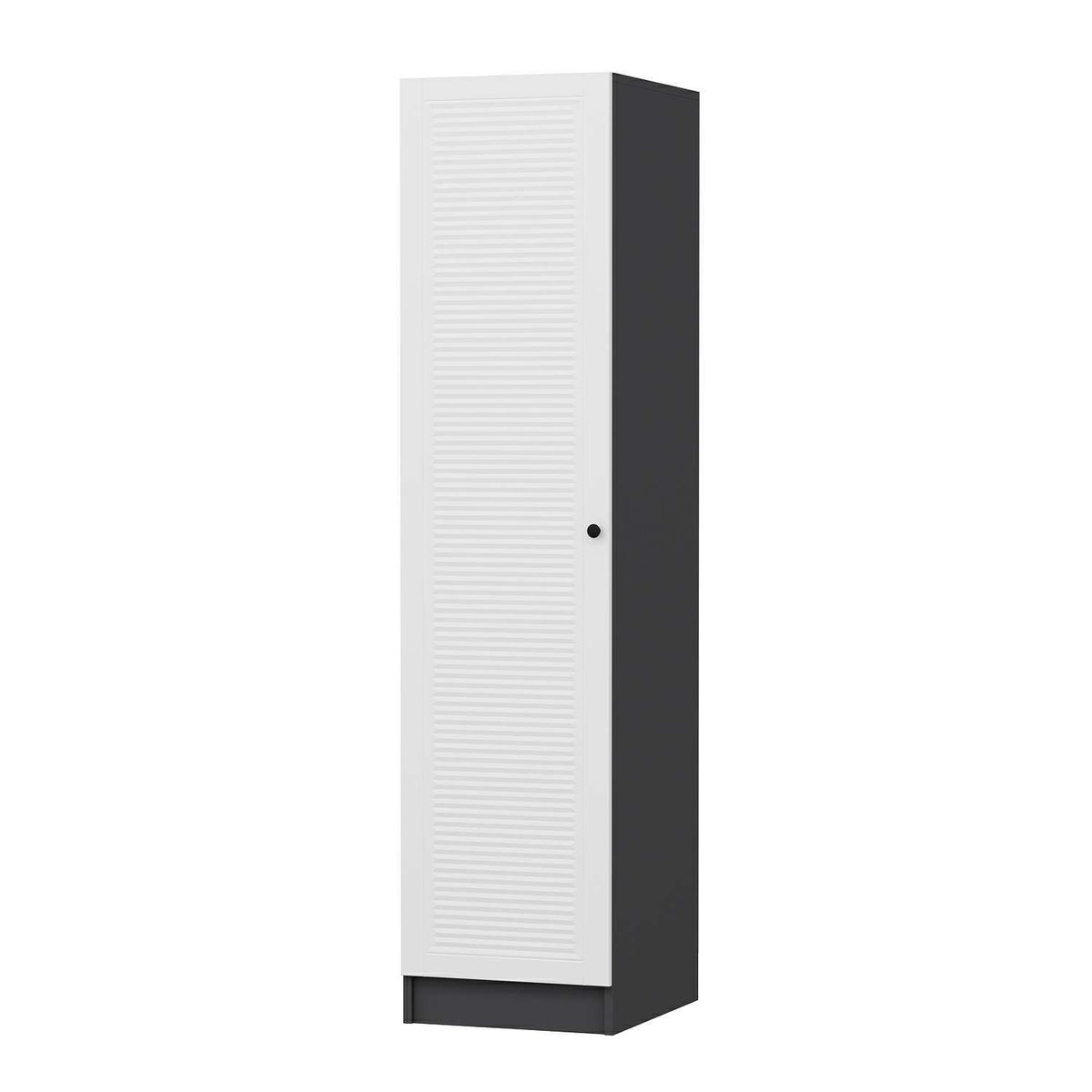 Ντουλάπα 45x190x52 εκ White Anthracite 506MNR3669