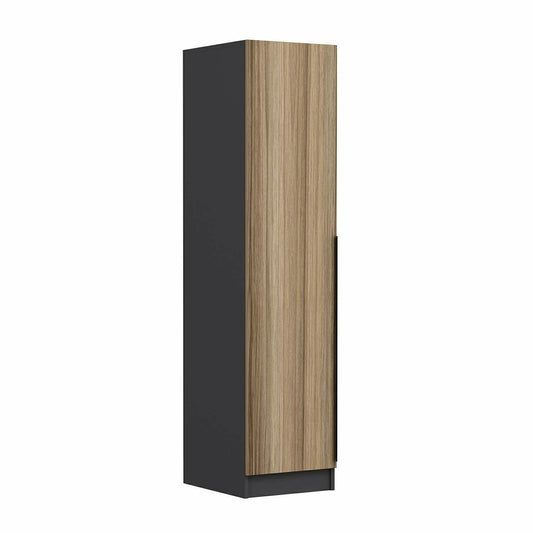 Ντουλάπα 45x210x52 εκ Walnut Anthracite 506MNR3674