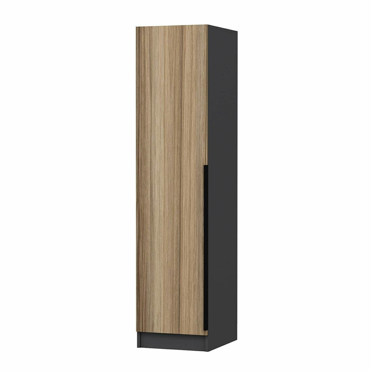 Ντουλάπα 45x210x52 εκ Walnut Anthracite 506MNR3674