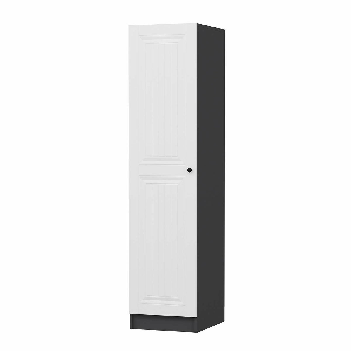 Ντουλάπα 45x190x52 εκ White Anthracite 506MNR3679