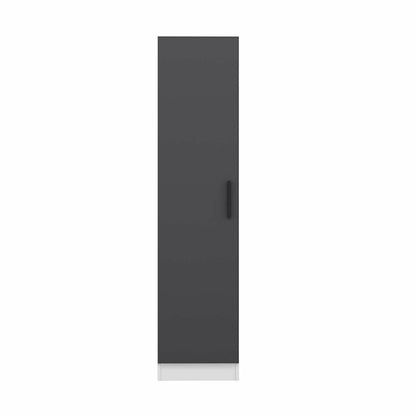 Ντουλάπα 45x210x52 εκ Anthracite White 506MNR3682