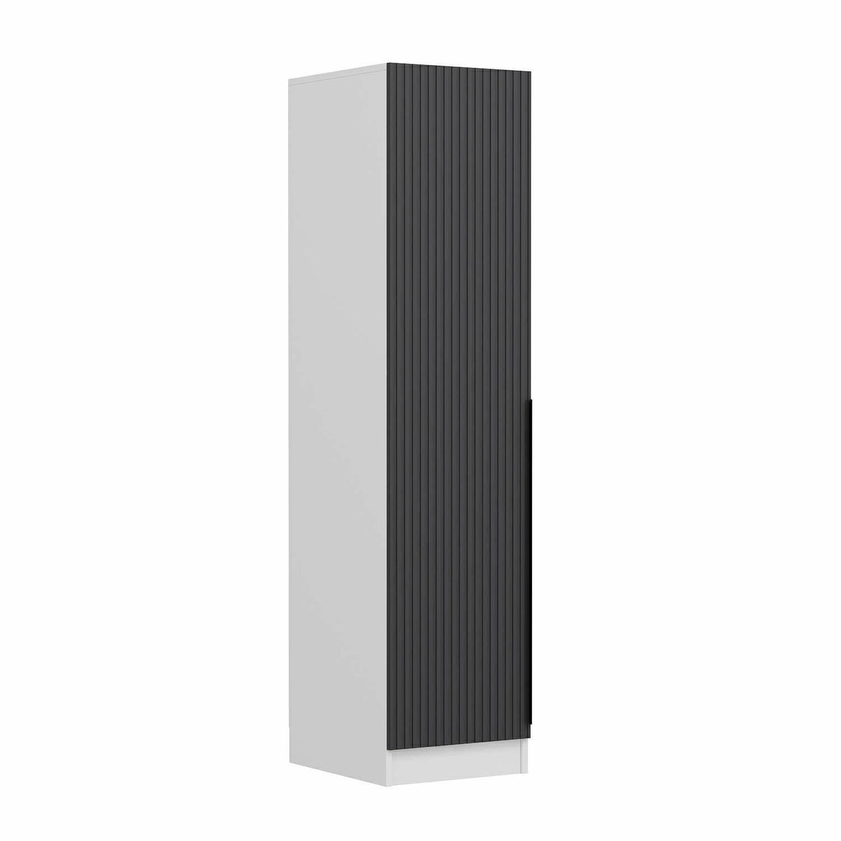 Ντουλάπα 45x190x52 εκ Anthracite White 506MNR3683