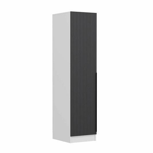 Ντουλάπα 45x190x52 εκ Anthracite White 506MNR3683