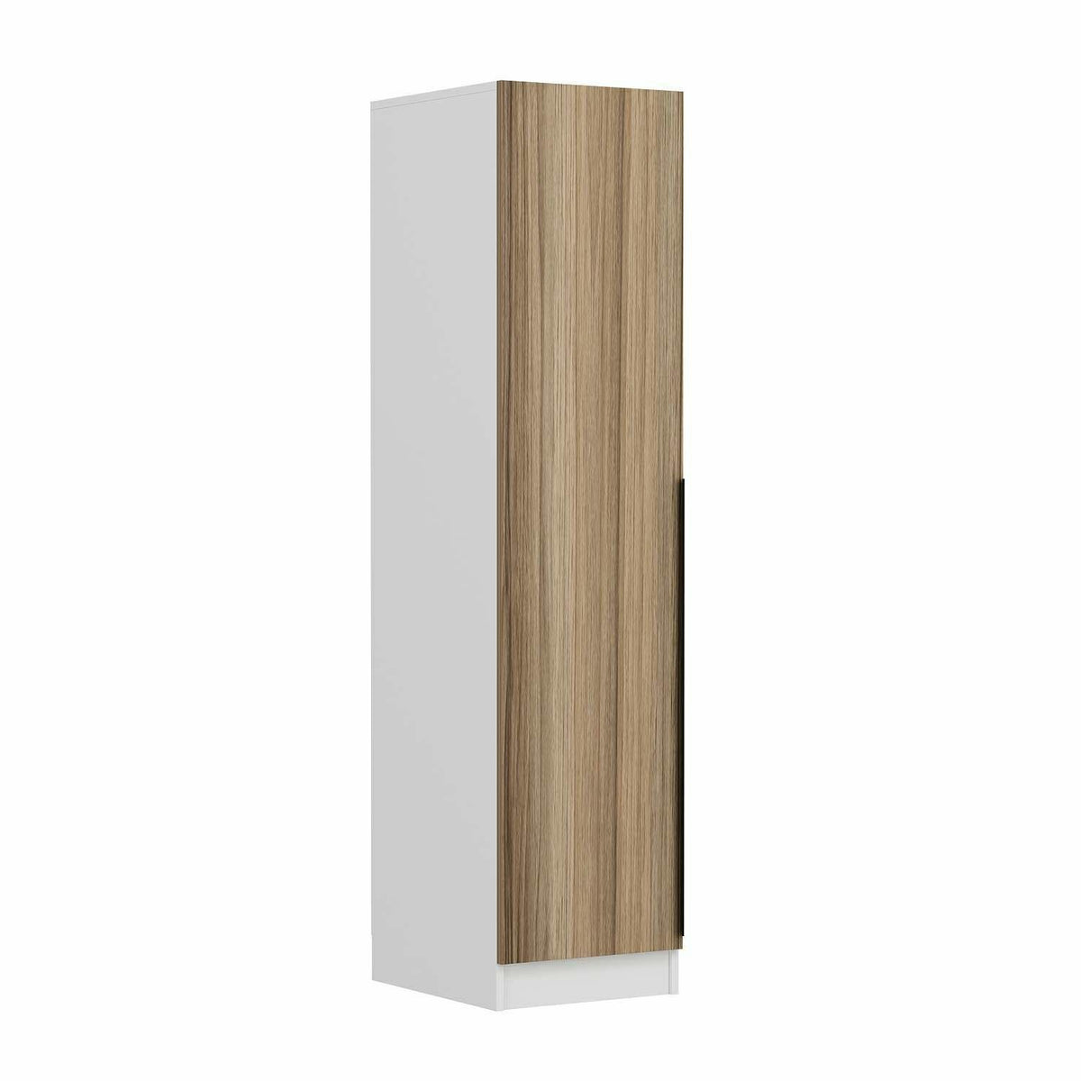 Ντουλάπα 45x190x52 εκ Walnut White 506MNR3693