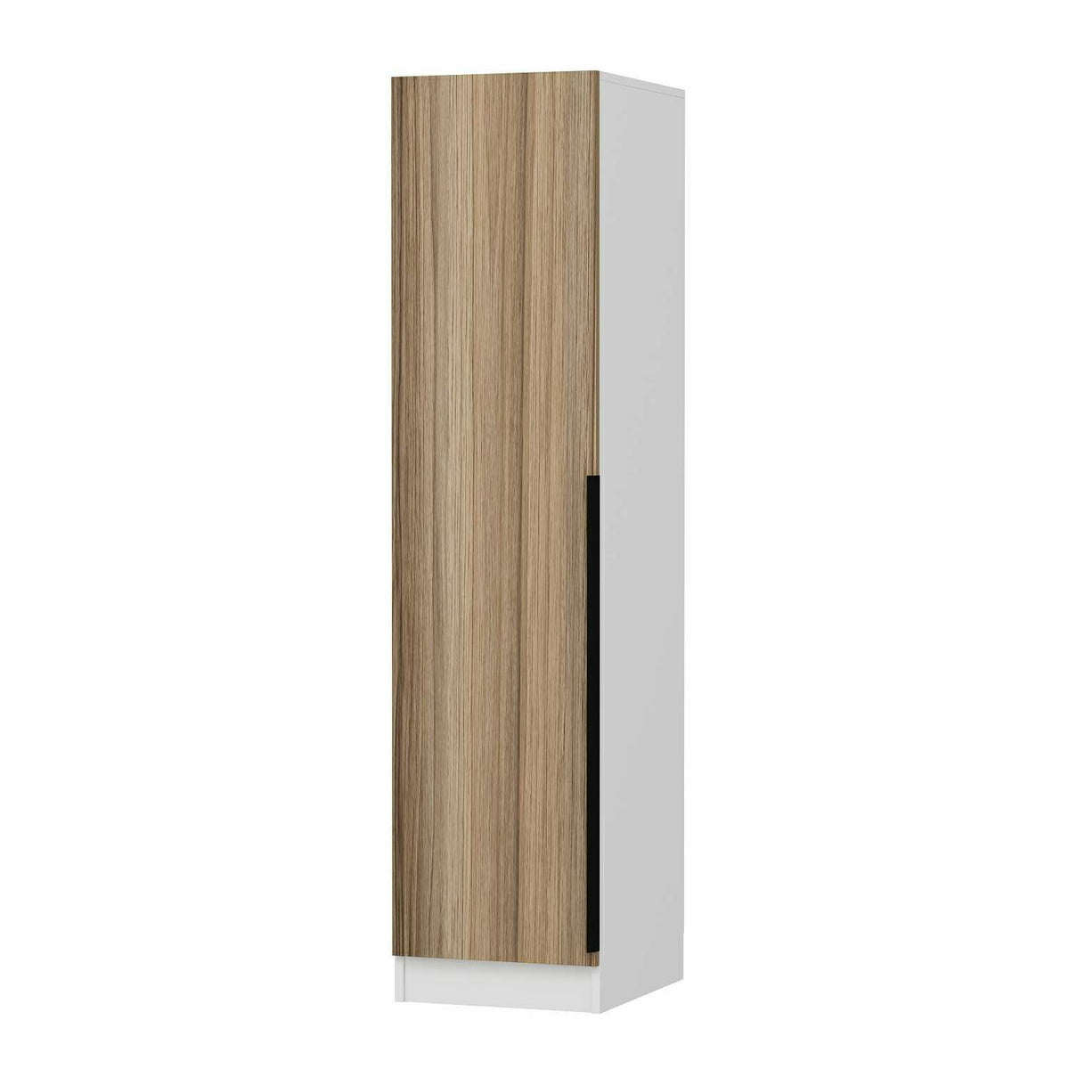 Ντουλάπα 45x190x52 εκ Walnut White 506MNR3693