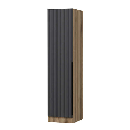 Ντουλάπα 45x190x52 εκ Anthracite Dore 506MNR3703