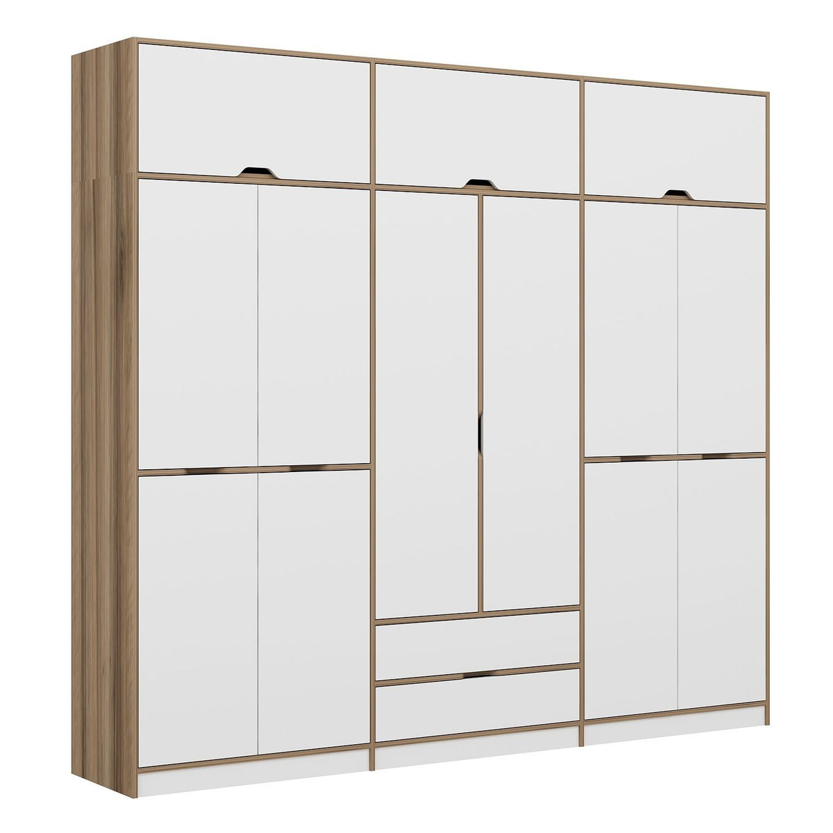 Ντουλάπα 277x253x52 εκ White Dore 506MNR3742