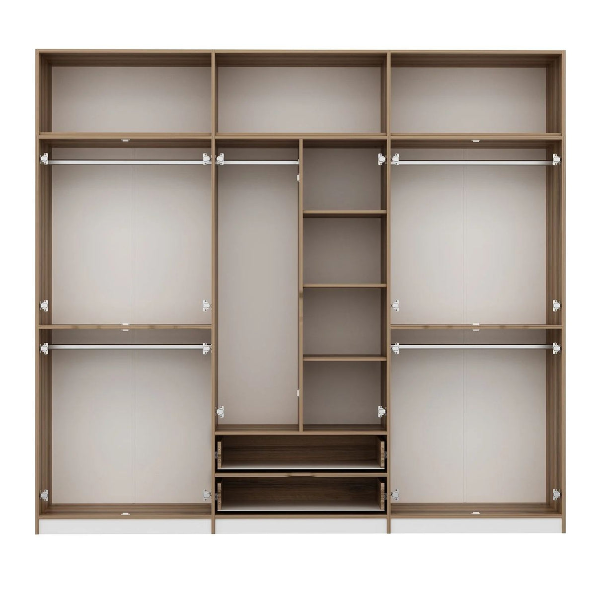 Ντουλάπα 277x253x52 εκ White Dore 506MNR3742